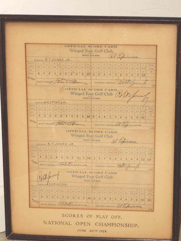 This Bobby Jones scorecard could be worth 45,000 Golf News and Tour